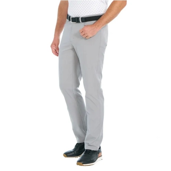 Greg Norman Men's Ultimate 5 Pocket Pants, Gray, 42x30 New - Picture 1 of 6